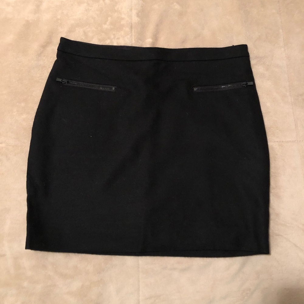 Joseph black mini skirt